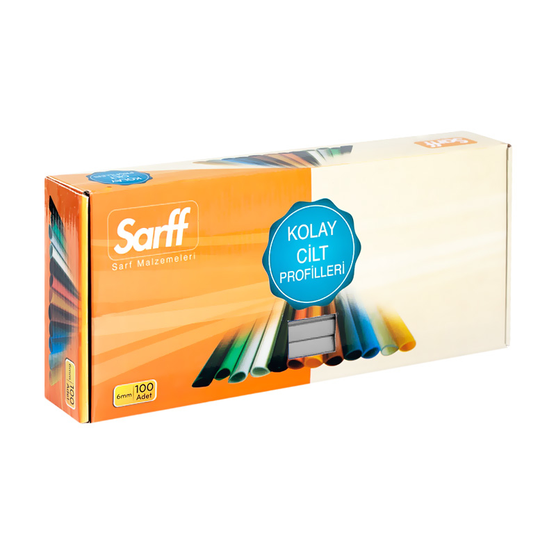 Cilt Kapakları Sarff (6mm). SIRTLIK BEYAZ 100 Lü Paket Satın Al