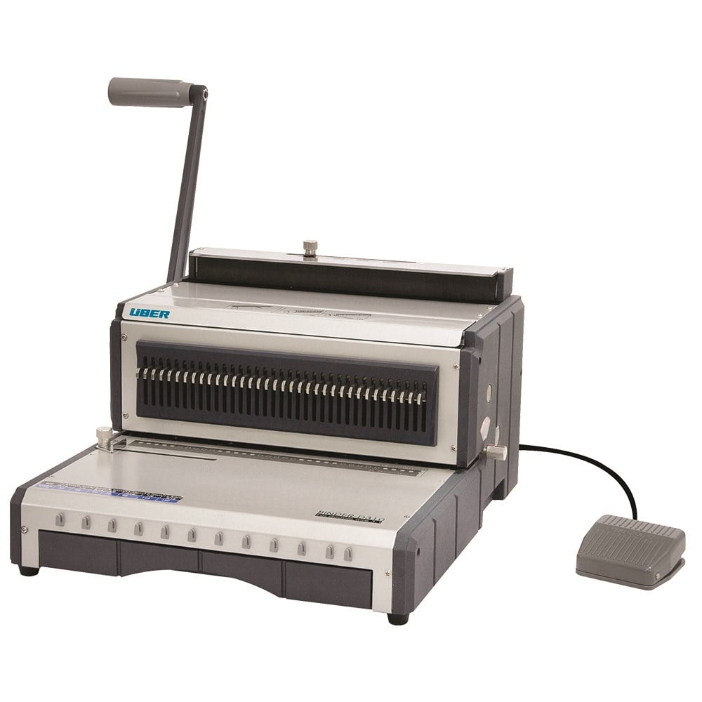 Ciltleme Makineleri UBER D310 ELEKTRİKLİ TEL SPİRAL(3:1) CİLT MAKİNESİ Satın Al