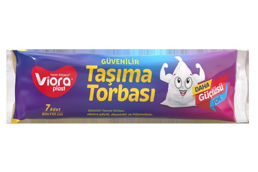 Çöp Torbaları Viora Güvenilir Taşıma Poşeti Jumbo Boy 80x110 Beyaz Renk Satın Al