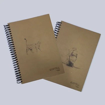 Defterler Art Liva 17x24 Naturel Sert Kapak Spiralli Defter Kareli 80 Yp. Satın Al