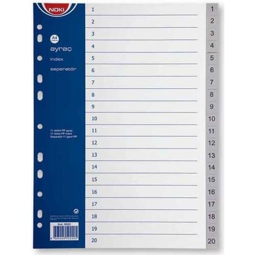 Dosya Ayracı Noki 59220 Ayraç A4 1-20 Rakam Satın Al