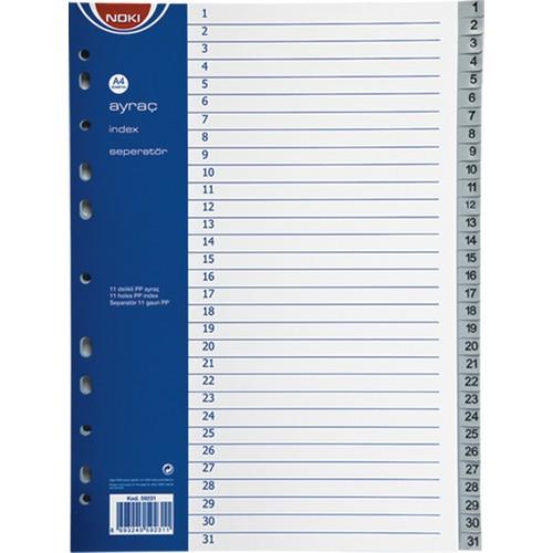 Dosya Ayracı Noki 59231 Ayraç A4 1-31 Rakam Satın Al