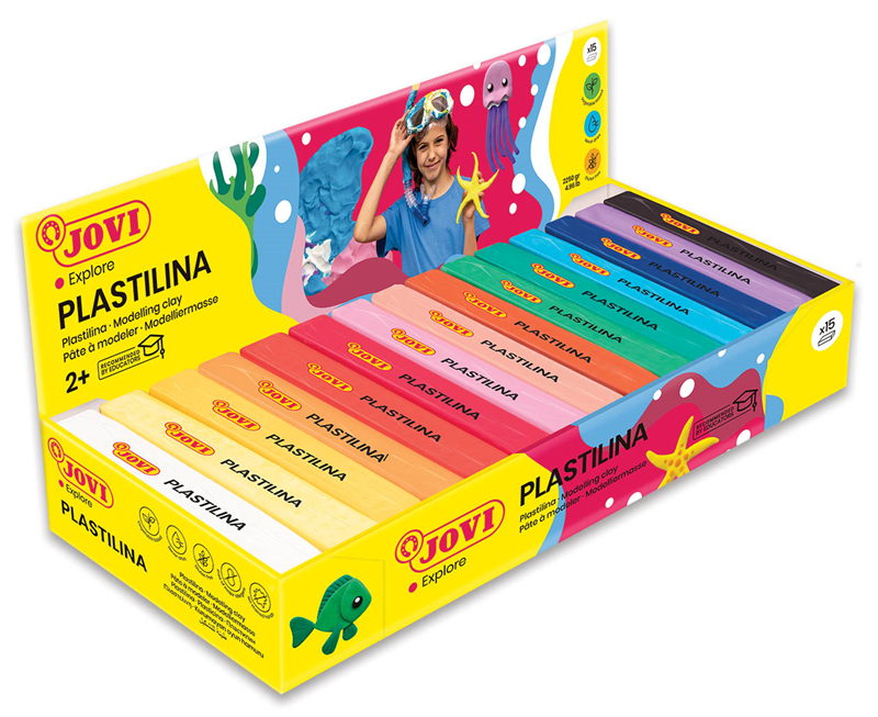 Eğitici Oyuncaklar JOVI 71S 150GR KURUMAYAN OYUN HAMURU ASORTİ 15 RENK - 15'Lİ KUTU Satın Al