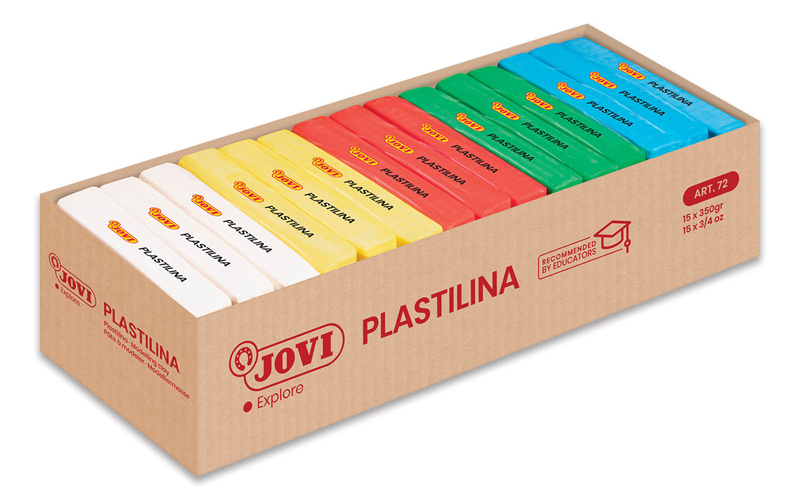 Eğitici Oyuncaklar JOVI 72B 350GR KURUMAYAN OYUN HAMURU BASIC 3 X 5 RENK - 15'Lİ KUTU Satın Al