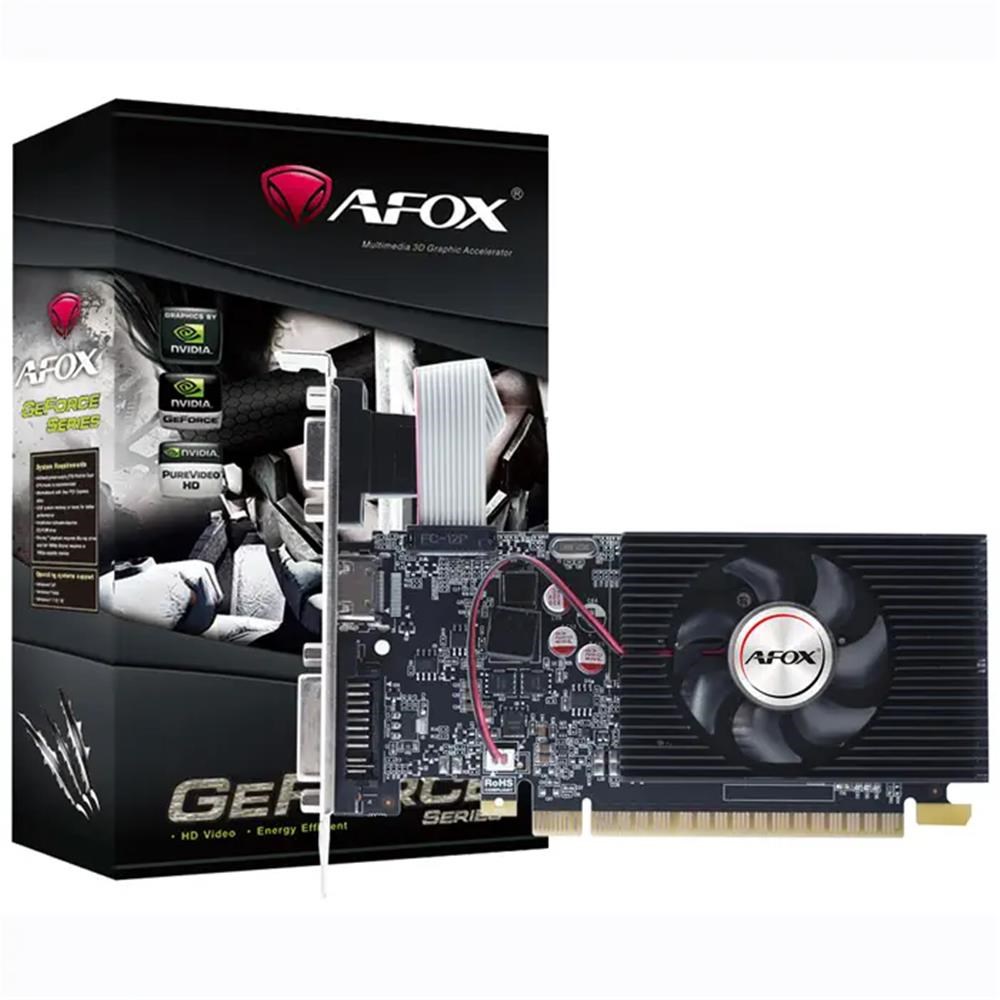 Ekran Kartları Afox Geforce GT730 4gb Ddr3 128bit AF730-4096D3L5 DVI HDMI VGA LP Single Fan Retail Pack Ekran Kartı Satın Al