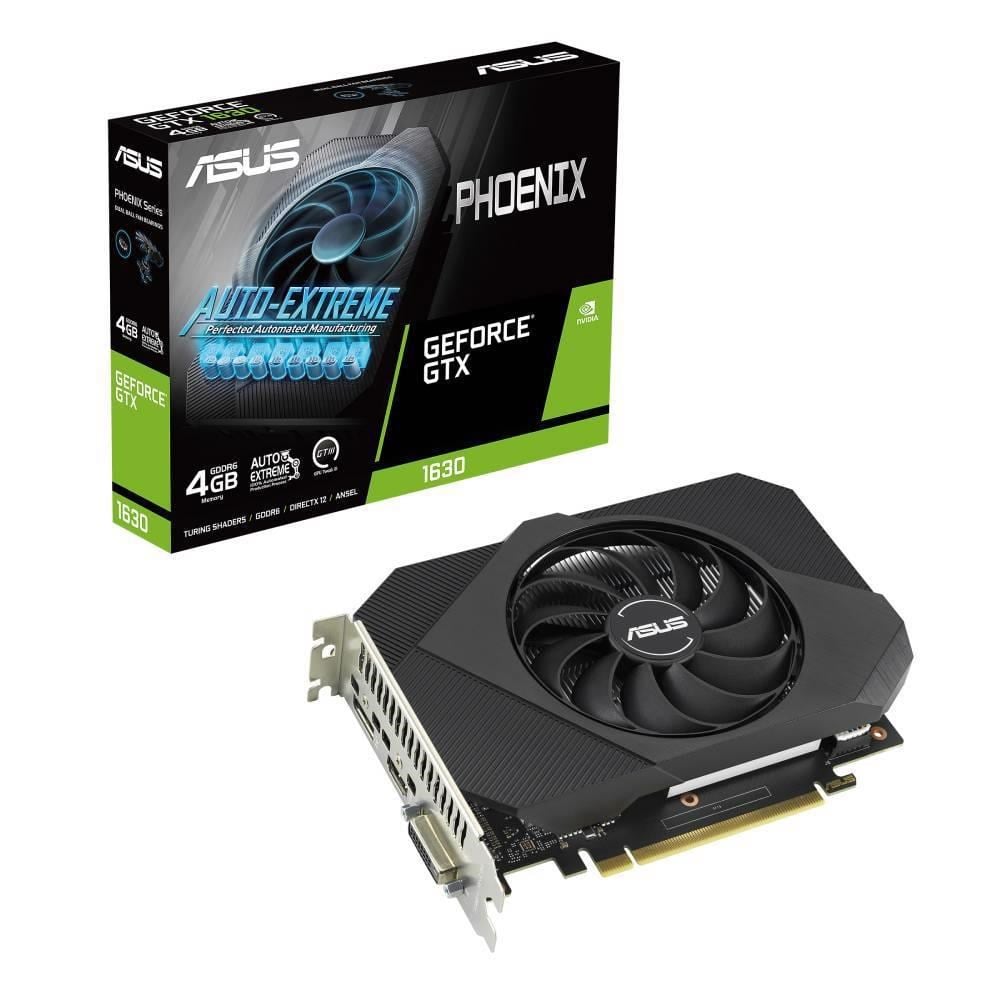 Ekran Kartları Asus Geforce GTX1630 Ph-Gtx1630-4G 4Gb Gddr6 64Bit 1815Mhz Oc Dvı Hdmı Dp Ekran Kartı Satın Al