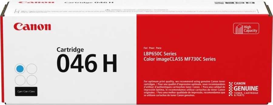 Epson Kartuş Canon CRG-046H C Cyan Mavi Yüksek Kapasite Toner MF653-732-734-735 Satın Al