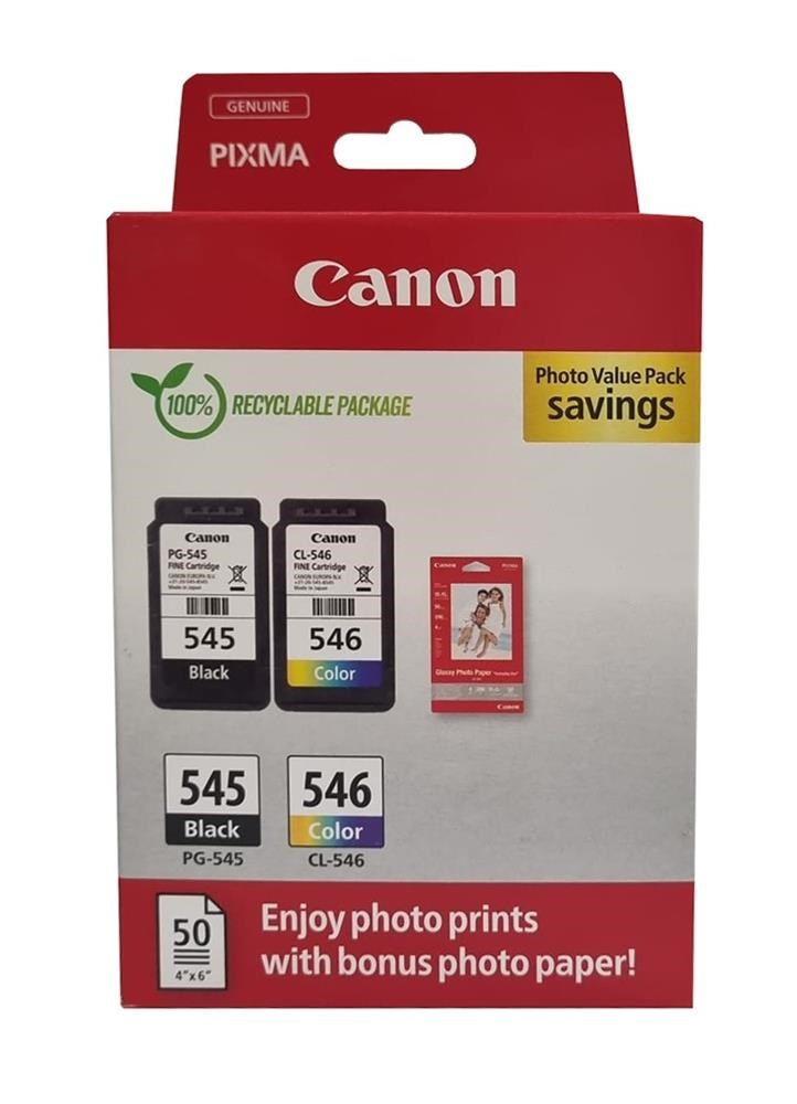 Epson Kartuş Canon PG-545 CL-546 Photo Value 2'li Mürekkep Kartuş Satın Al