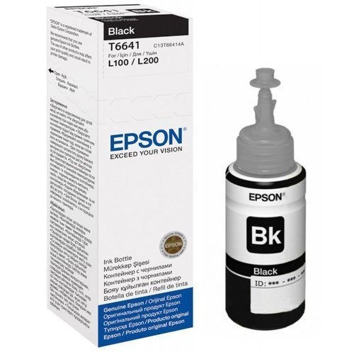 Epson Kartuş Epson T6641 L100- L200- L300 Siyah Mürekkep Kartuş 70Ml Satın Al