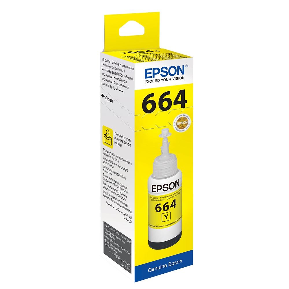 Epson Kartuş Epson T6644 L100- L200-L300 Sarı Mürekkep Kartuş 70Ml Satın Al