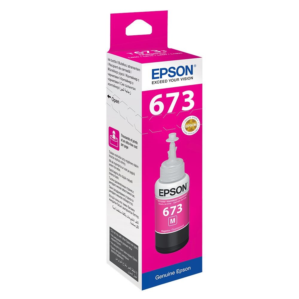 Epson Kartuş Epson T6733 L800-L1800 Mor Mürekkep Kartuş 70Ml Satın Al