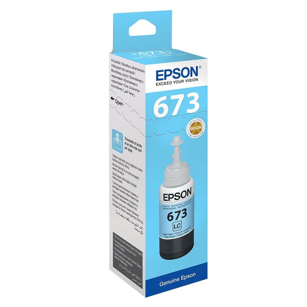 Epson Kartuş Epson T6735 L800-L1800 Light Cam Göbeği Mürekkep Kartuş 70Ml Satın Al