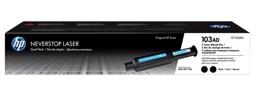 Epson Kartuş HP 103AD Black Siyah 2.500 Sayfa X 2 Çiftli Neverstop Toner W1103AD Satın Al