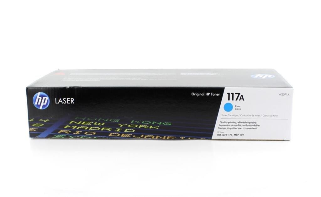 Epson Kartuş HP 117A Cyan Mavi 700 Sayfa Toner W2071A Satın Al