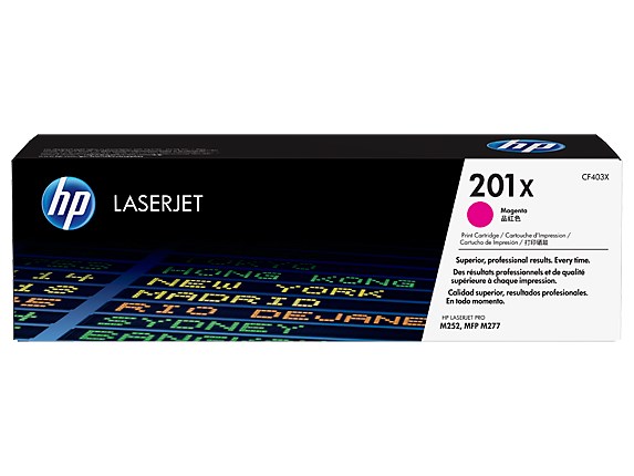 Epson Kartuş HP 201X Magenta Kırmızı Yüksek Kapasite 2.800 Sayfa Toner CF403X Satın Al