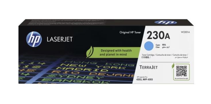 Epson Kartuş HP 230A Cyan Mavi 1.800 Sayfa Toner W2301A Satın Al