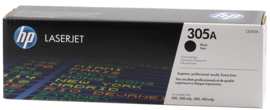 Epson Kartuş HP 305A Black Siyah 2.200 Sayfa Toner CE410A Satın Al