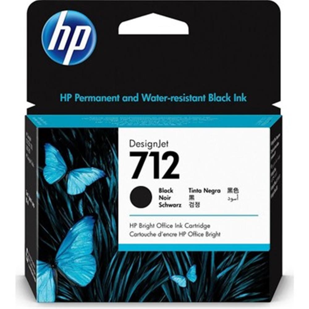 Epson Kartuş HP 712 Black Siyah 80ML Plotter Kartuşu 3ED71A Satın Al