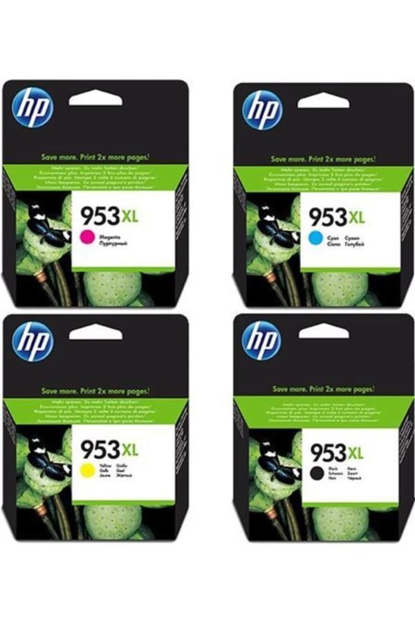 Epson Kartuş HP L0S70AE + F6U16AE + F6U17AE + F6U18AE 953XL Kartuş Seti Satın Al