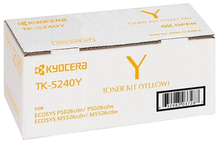 Epson Kartuş Kyocera TK-5240Y Yellow Sarı Orjinal Fotokopi Toneri Ecosys M5526cdn-5526cdw P5026cdn-5026cdw 3.000 Satın Al
