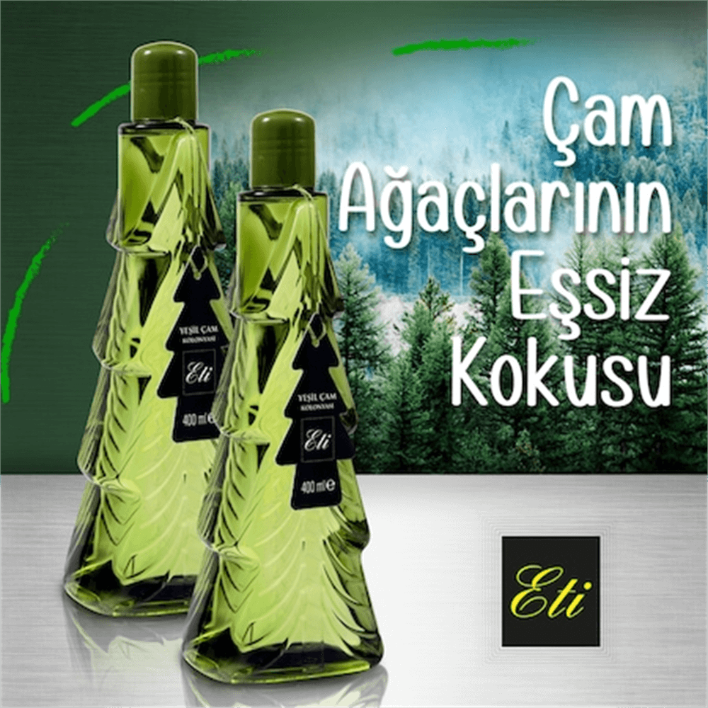 Eti Yeşil Çam Kolonyası Pet Şişe 400ml