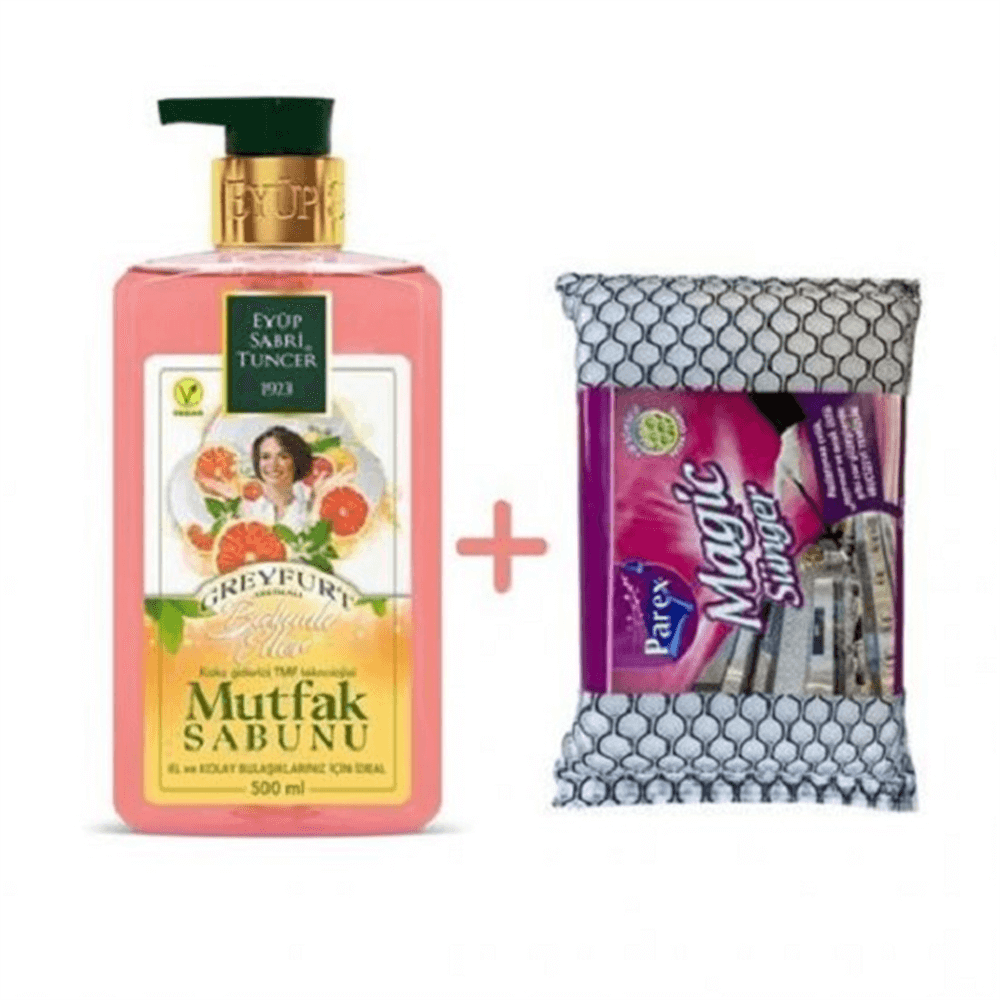 Eyüp Sabri Tuncer 500ml Greyfurt Aromalı Mutfak Sabunu (Magic Sünger Hediyeli)