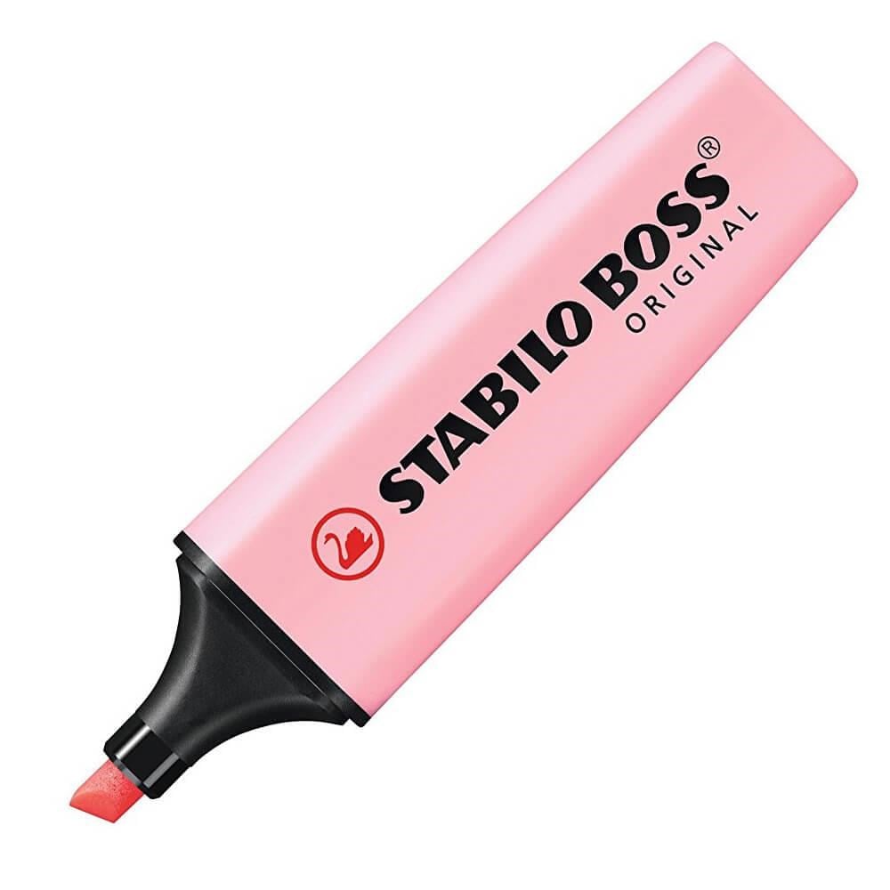 Fosforlu Kalemler Stabilo Boss Original Fosforlu Kalem Pastel Pembe 10'lu Paket Satın Al