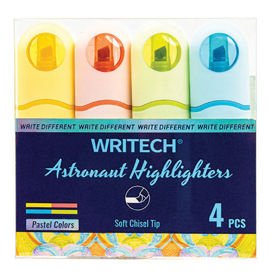 Fosforlu Kalemler WRITECH W-8154 ASTRONOT FOSFORLU KALEM PASTEL 4 RENK - 4'LÜ Satın Al