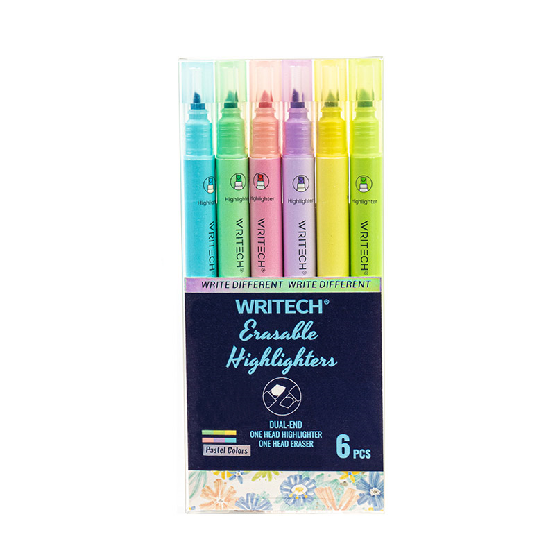 Fosforlu Kalemler WRITECH W-822 SİLİNEBİLİR FOSFORLU KALEM PASTEL - 6'LI SET Satın Al