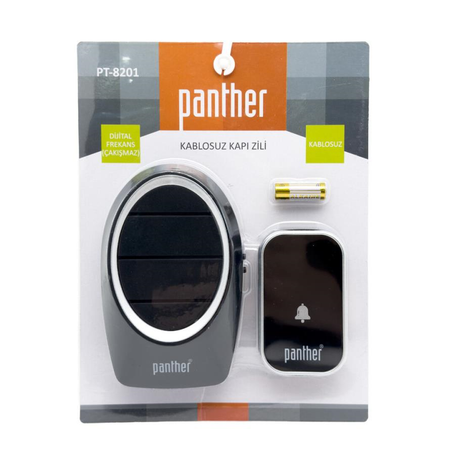 Genel Hırdavat Ürünleri PANTHER PT-8201 KABLOSUZ KAPI ZİLİ Satın Al