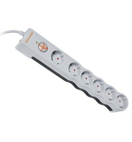 Grup Priz ve Uzatma Kabloları Tunçmatik TSK6136 Powersurge 5'lı Siyah 1050 Joule Satın Al