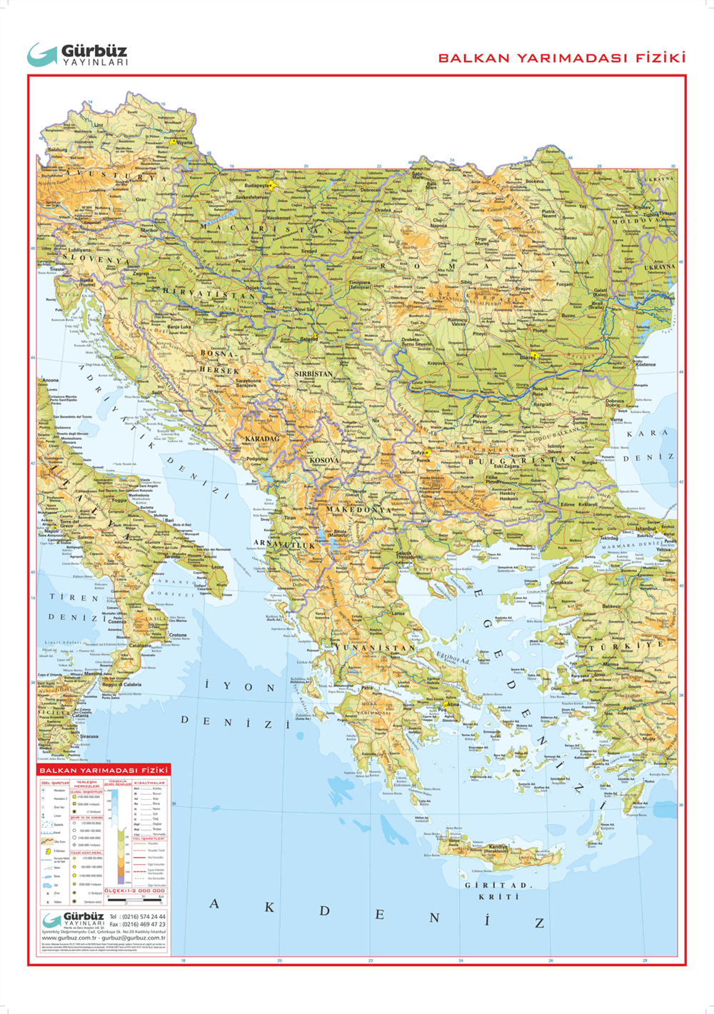 Gürbüz Balkan Yarımadası Fiziki  