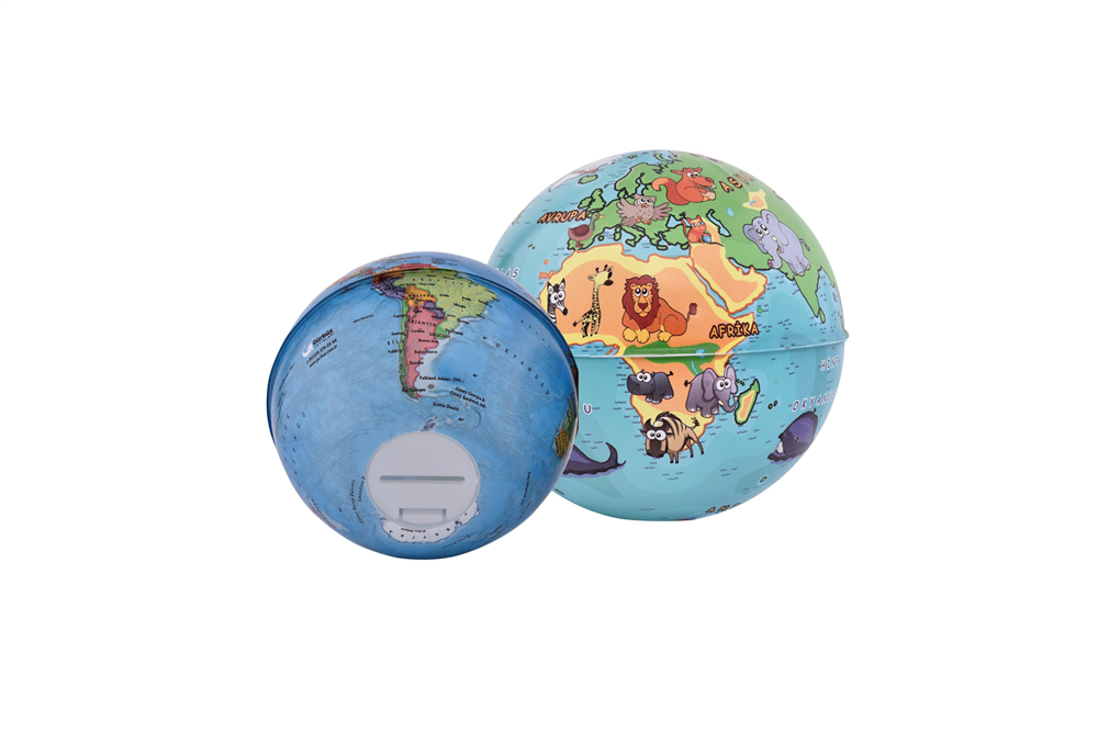 Gürbüz GLOBE BANK HAYVANLI KÜRE 10CM