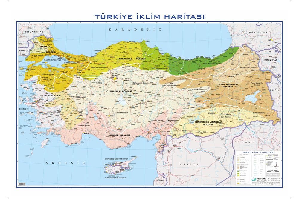 Gürbüz Türkiye İklim     