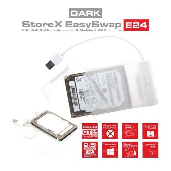 Hard Diskler Dark DK-AC-DSE24U3 torex E24 2.5