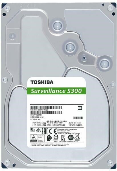 Hard Diskler Toshiba 6TB HDWT860UZSVA 3.5 S300 5400RPM 256MB SATA3 Güvenlik 7-24 Harddisk Satın Al