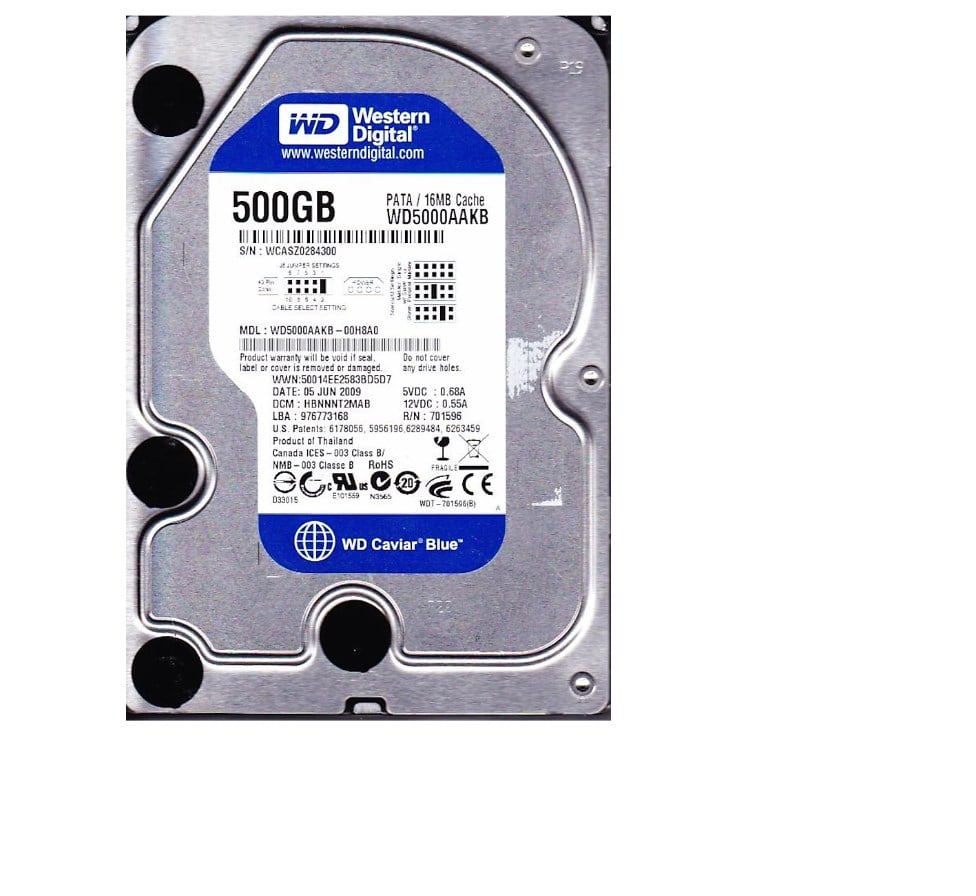 Hard Diskler Wd 500GB 3.5