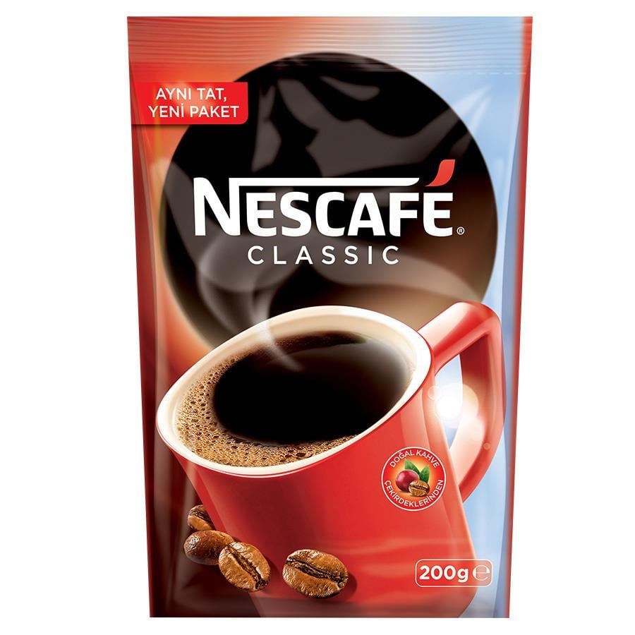 Hazır Kahveler Nescafe Classic Kahve Ekonomik Paket 200 gr Satın Al