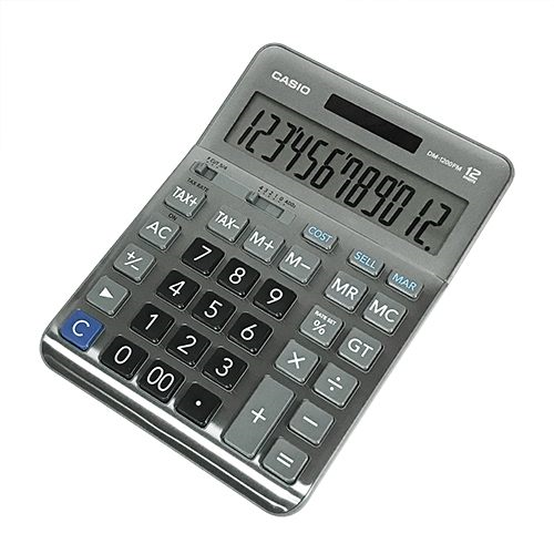 Hesap Makineleri Casio DM-1200FM 12 Hane Masa Üstü Hesap Makinesi Satın Al