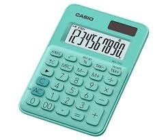 Hesap Makineleri Casio MS-7UC-GN 10 Hane Yeşil Masa Üstü Hesap Makinesi Satın Al