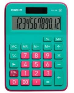 Hesap Makineleri Casio MX-12B-GNRD Yeşil+Pembe 12 Hane Masa Üstü Hesap Makinesi Satın Al