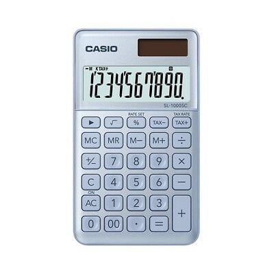 Hesap Makineleri Casio SL-1000SC-BU Cep Tipi 10 Hane Mavi Hesap Makinesi Satın Al
