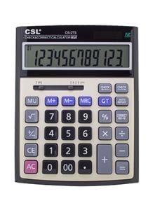Hesap Makineleri CSL CS-2TS 12 Hane Masa Tipi İşlem Kontrollü Hesap Makinesi Satın Al