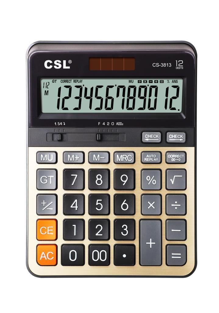 Hesap Makineleri CSL CS-3813 12 Hane Masa Tipi Hesap Makinesi Satın Al