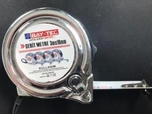 Hırdavat Ürünleri Bay-Tec Mk4145 3Mt 16MM Krom Şerit Metre Satın Al