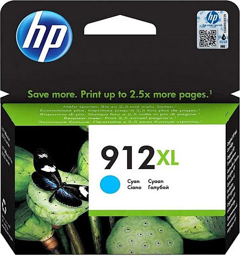 HP Kartuş HP 912XL Yüksek Kapasite Cyan Mavi Kartuş 3YL81A Satın Al