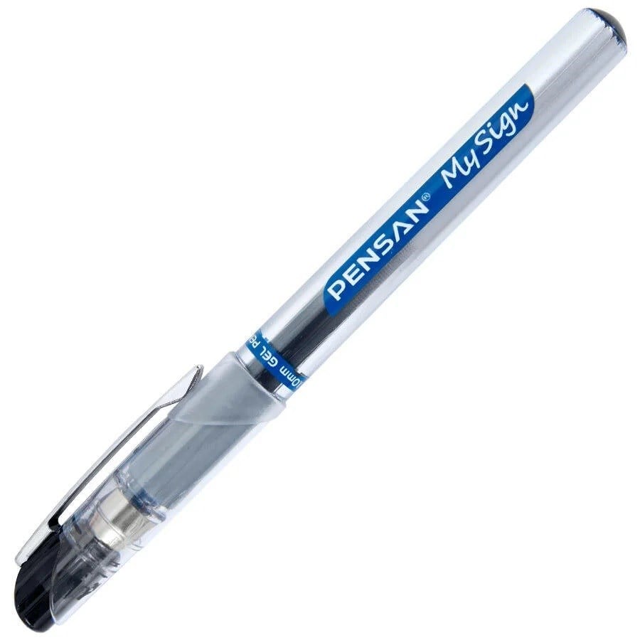İmza Kalemleri Pensan 6030 My-Sign Jel İmza Kalemi 1.00 mm Siyah Satın Al