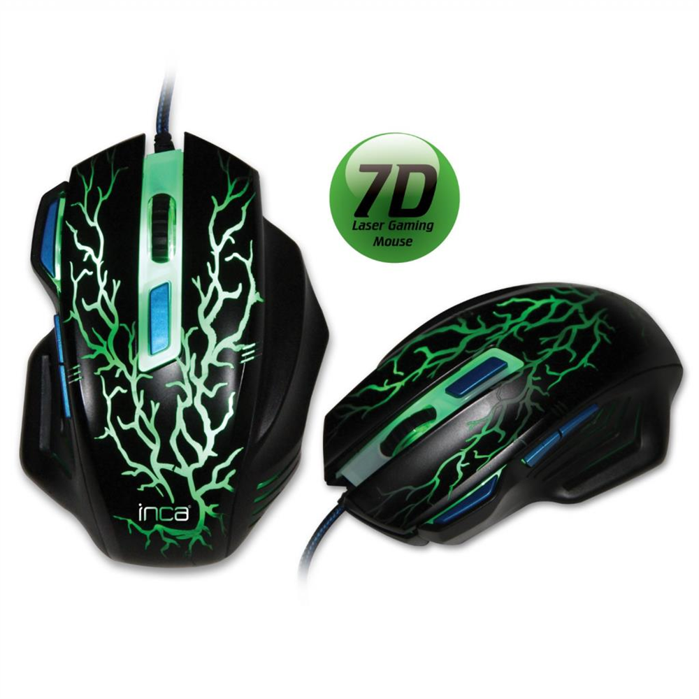 INCA IMG-365MS 3200 DPI  7D SİYAH GAMİNG MOUSE