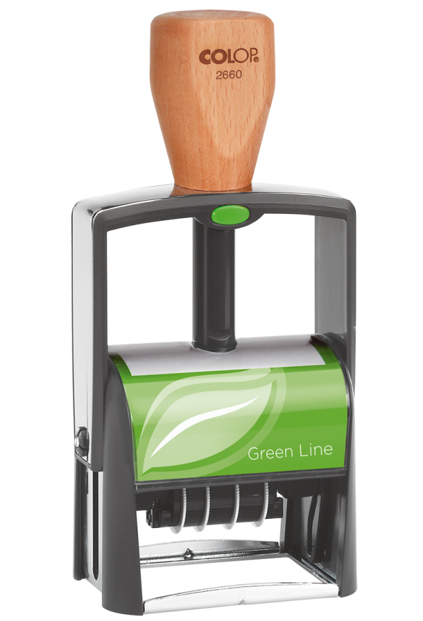 Istampa Kaşe ve Mürekkepleri COLOP 2660 GREEN LINE TARİH KAŞE(ENG) MAVİ KEÇE Satın Al