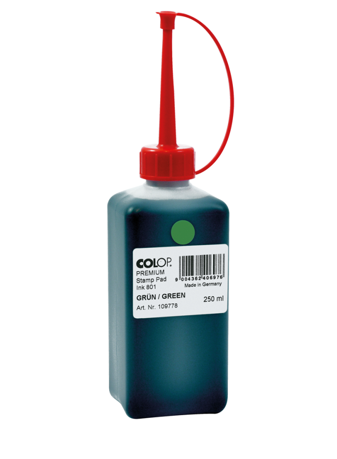 Istampa Kaşe ve Mürekkepleri COLOP 801 25ML YEŞİL MÜREKKEP Satın Al